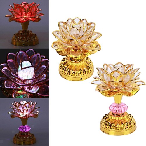 Led lotus lampe buddha licht - led,