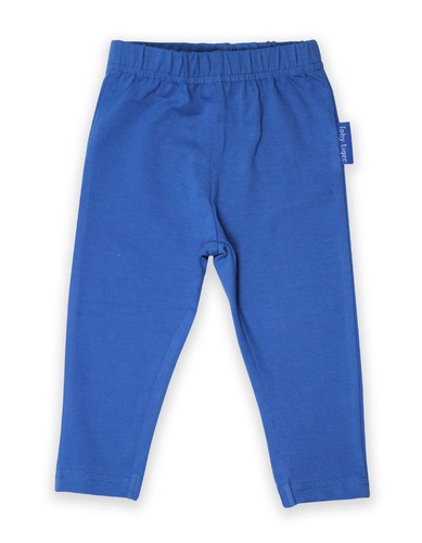 Blaue basic leggings - blaue, aus