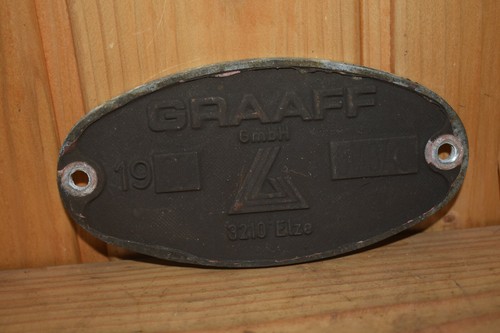 Original altes blechschild - altes,