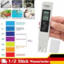 Digital TDS EC Wert Meßgerät Meter Tester Trinkwasser Aquarium Pool Wassertester