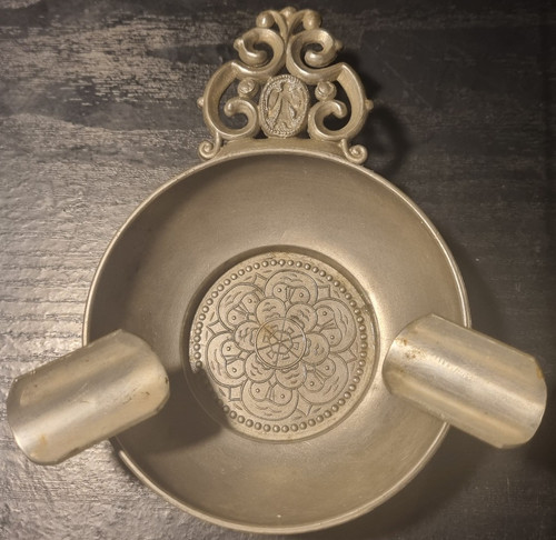 Vintage zinn aschenbecher - vintage,