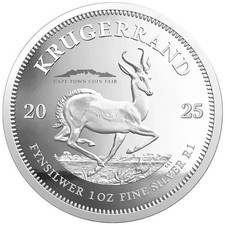 Silbermünze Südafrika