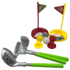 Kleinkinder Golfset Minigolf Set 2 Fahnen Geburtstagsgeschenk für Kinder Alter 3 4 5