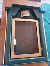 Schaukasten Wernesgrüner Bier Restaurant Speisekarte Metall Grün, Gold Sammler 