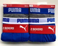 Puma boxer boys blau - boxer, grau