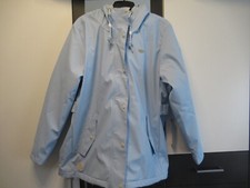 Ragwear Regenjacke Jacke Damenjacke Regenmantel Parka Gr. 46 hellblau gefüttert