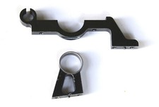 MUGEN SEIKI  MTX-5  Hinterachse Achsbock T2102 u. Wellenhalter T2107R