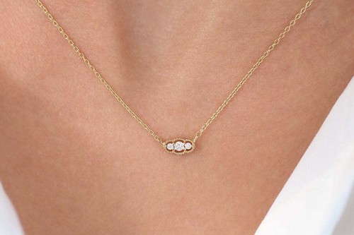 Diamant hals kette collier - kette,