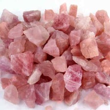 Rosenquarz edelsteine roh - edelsteine,