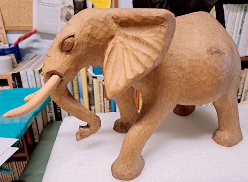 Elefant aus holz lange - elefant,