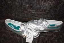 Neu Adidas Concord Round W FR 40 2/3 UK 7 Ballerinas 2013 G95662 Sleek Trefoil