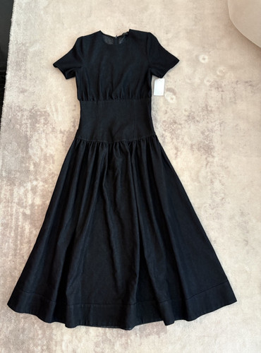 Zara midikleid schwarz - zara,