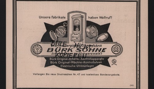 Schwenningen werbung 1925 - schwenningen,,