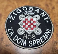 Kroatien Aufnäher Patch ZA