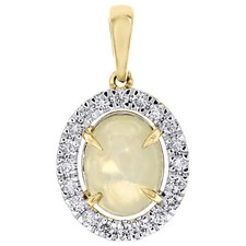 10k gelbgold natürlich opal - 10k,