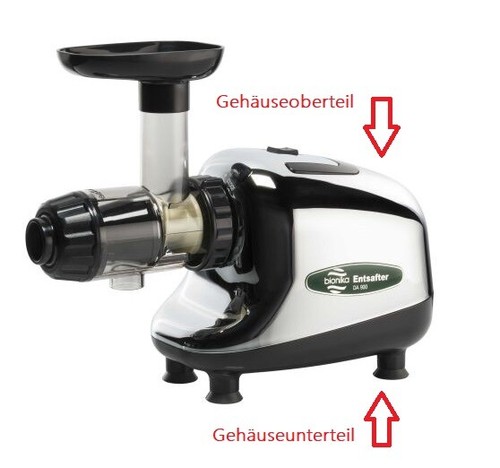 Gehäuseunterteil schwarz für