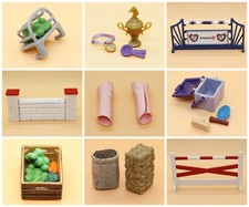 Schleich ★ Zubehör Reiterhof z. Auswahl ★ Futter Hindernis Dressurplatz Pferde