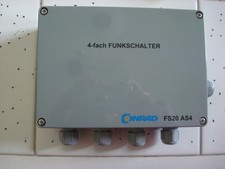 Conrad FS20 AS4. 4-fach Funkschalter mit Trafo. Baugleich ELV. Top Zustand