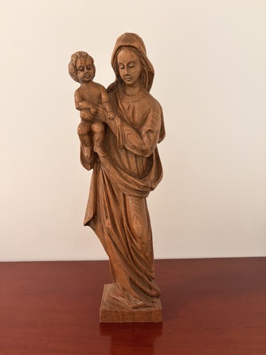 Holzgeschnitzt marienfigur - holzgeschnitzt,