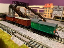 Spur N - 3 er Set Güterwagen mit LED Schlusslicht