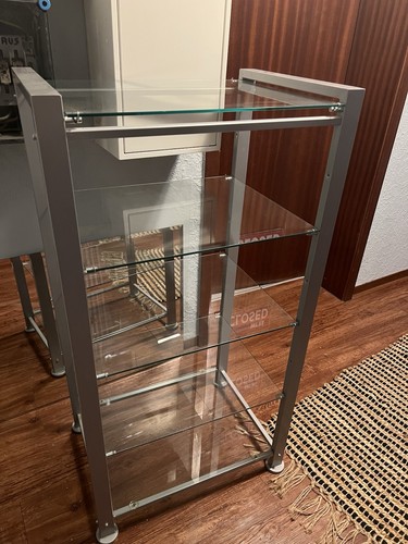 Glas multimedia standregal - glas,