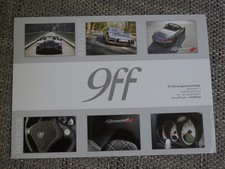 Porsche 911 (997) Tuning 9ff Speed 9 Prospekt Brochure Sheet Deutsch English