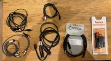 Diverse Audiokabel Adapter und NF-Entstörfilter 