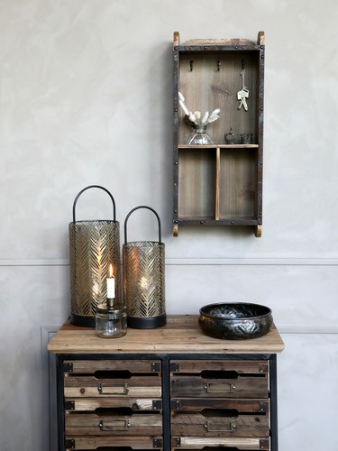 Chic antique wandregal - antique, flur