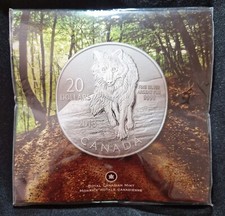 Kanada "Wolf / Wildlife" 2013 Silbermünze (20$) - 7,96g / 99,99%