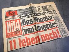 BILDzeitung 04.11.1963 November   Das Wunder von Lengede 