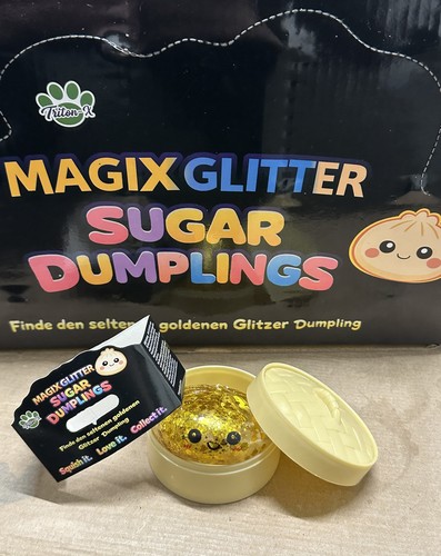 Rare gold glitter dumpling - gold,