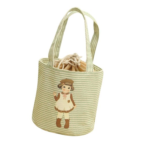 Canvas lunch bag - canvas, isolierte