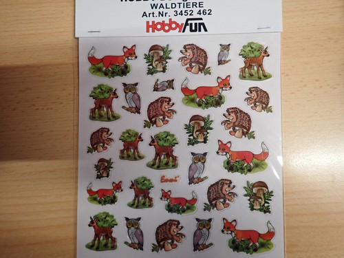 Design sticker waldtiere - design,