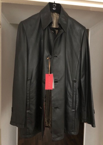 Leder kurzmantel kapraun - leder-kurzmantel, „kapraun“