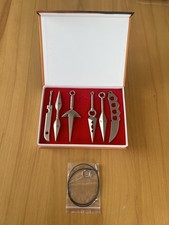 Set In Box Naruto Hatake Kakashi Akatsuki Kunai Shuriken Weapons Kostüm Neu