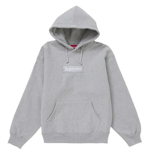 Supreme fw24 box logo hoodie - logo,