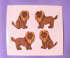 🦁FUZZY Stoffsticker
