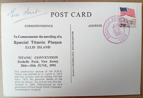 Original handsignierte titanic - original,