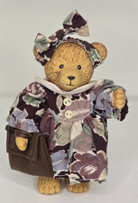 RUSS SPRING TEDDY TOWN BEAR COLLECTION SAMMLERFIGUR AUS 1990 VINTAGE BÄR 12 cm.