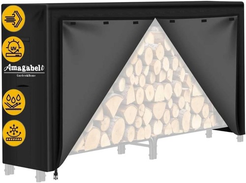 Kaminholzregal abdeckung 4m - kaminholzregal, 2,4m