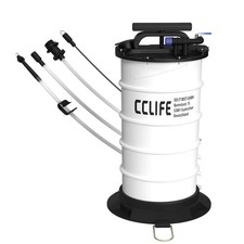 Vakuum-Absaugpumpe 9,5Liter inkl.4Sonden Ölabsauggerät Ölwechselpumpe Absaugpump