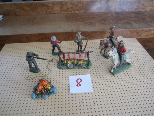 Wildwest massefiguren indianer - wildwest,
