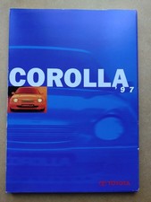 Toyota Corolla Prospektmappe 1997 Compact G6 Combi Liftback Limousine Preisliste
