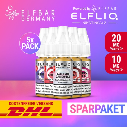 Elfliq elfbar 10mg 20mg - elfliq,