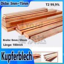 Kupferblech Kupfer Stange
