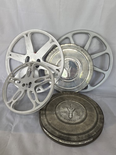 Konvolut alter filmspulen und - konvolut,