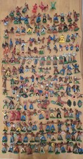 DDR Ostalgie Indianer Cowboys Ritter 240 Teile Sammlung Konvolut