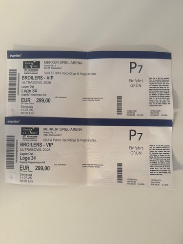 Vip tickets broilers - vip,