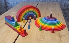 Wooden Rainbow Stacker –
