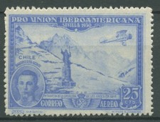 Spanien 1930 Ibero-Amerikanische Ausstellung Flug über die Anden 556 postfrisch